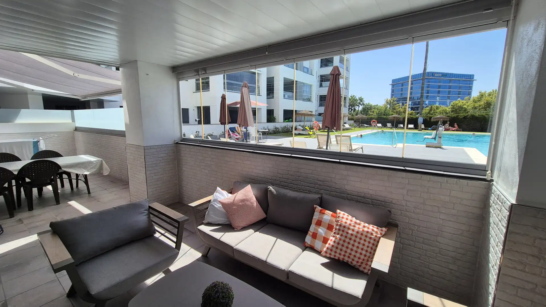 Terrace of Ground floor for rent in Marbella  with Air Conditioner, Terrace and Storage room