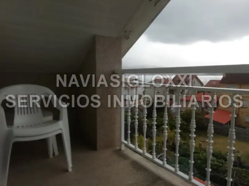 Terraza de Dúplex de alquiler en Nigrán con Parquet, Terraza y Amueblado