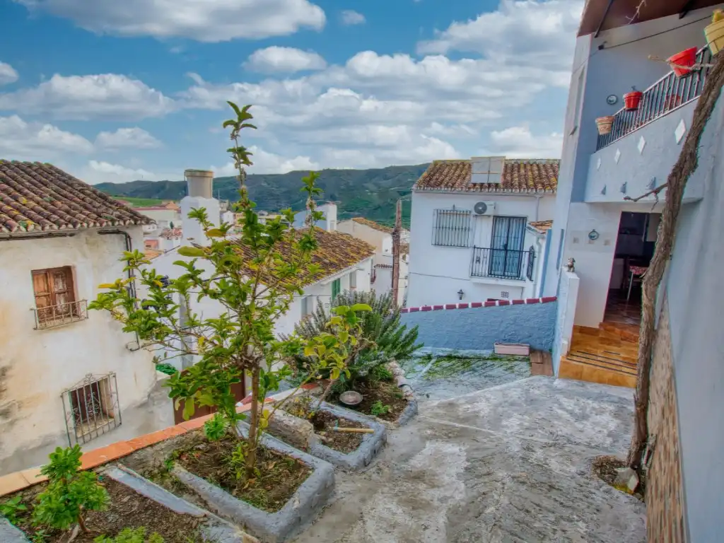 Vista exterior de Casa o chalet en venta en Benamargosa con Terraza y Balcón