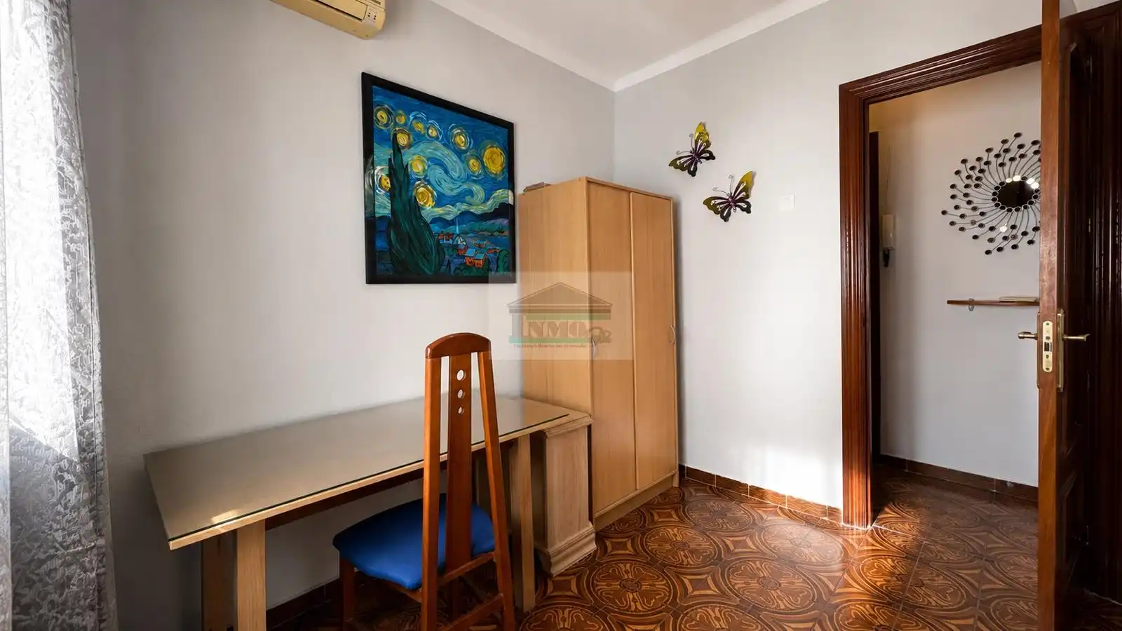 Bedroom of Flat for rent in Granada  with Air Conditioner, Furnished and Balcony