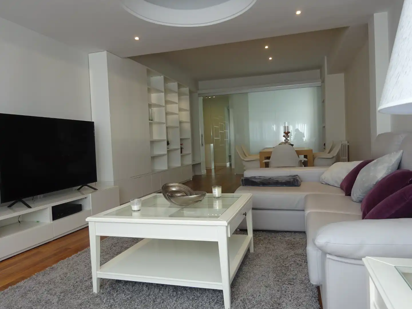 Living room of Flat for sale in Madrid  with Air Conditioner, Heating and Parquet flooring