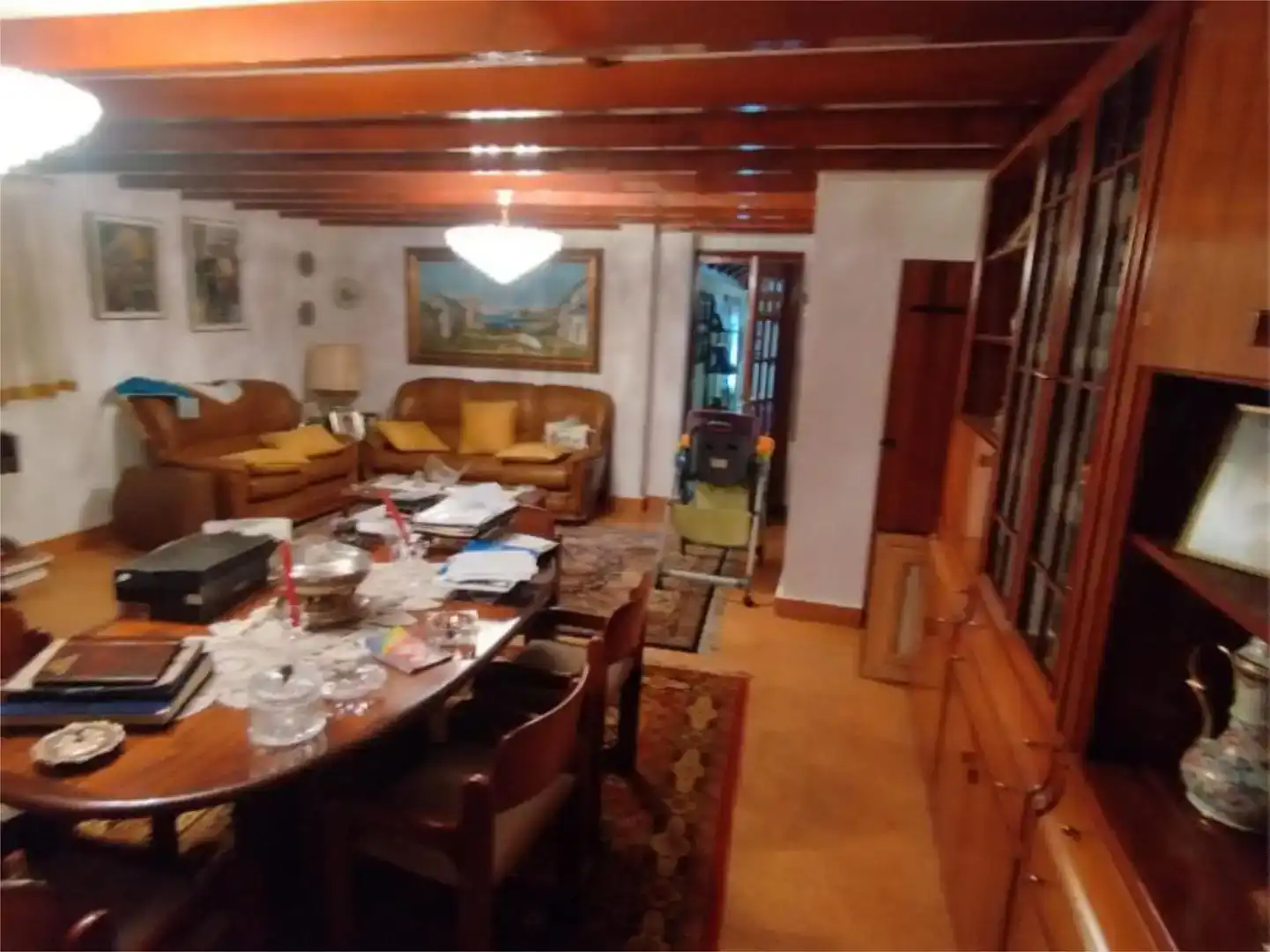 Comedor de Casa o chalet en venta en O Saviñao  con Aire acondicionado, Jardín privado y Parquet