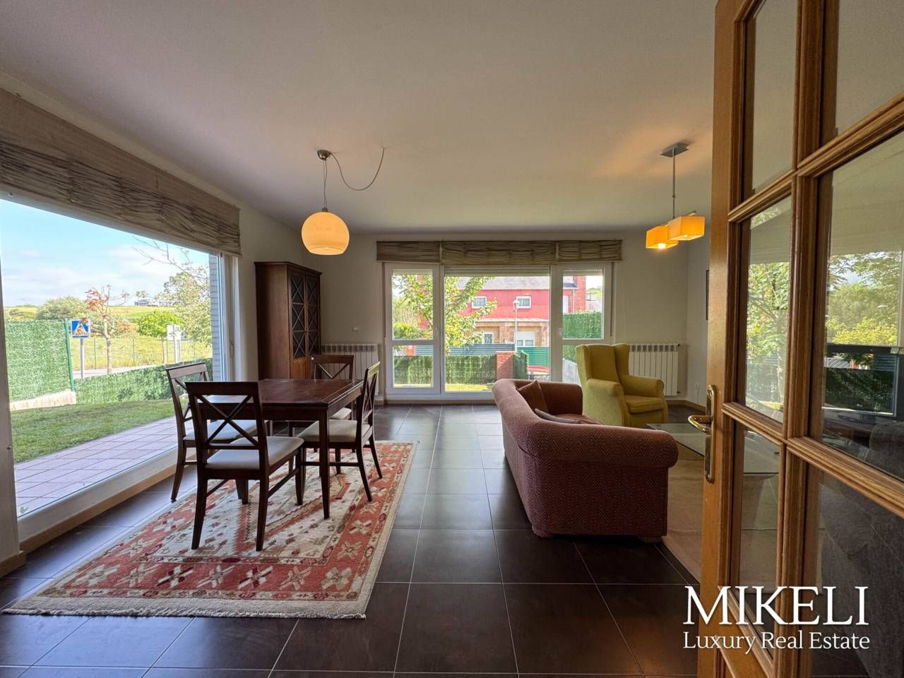 Living room of Single-family semi-detached to rent in Piélagos  with Heating, Private garden and Parquet flooring