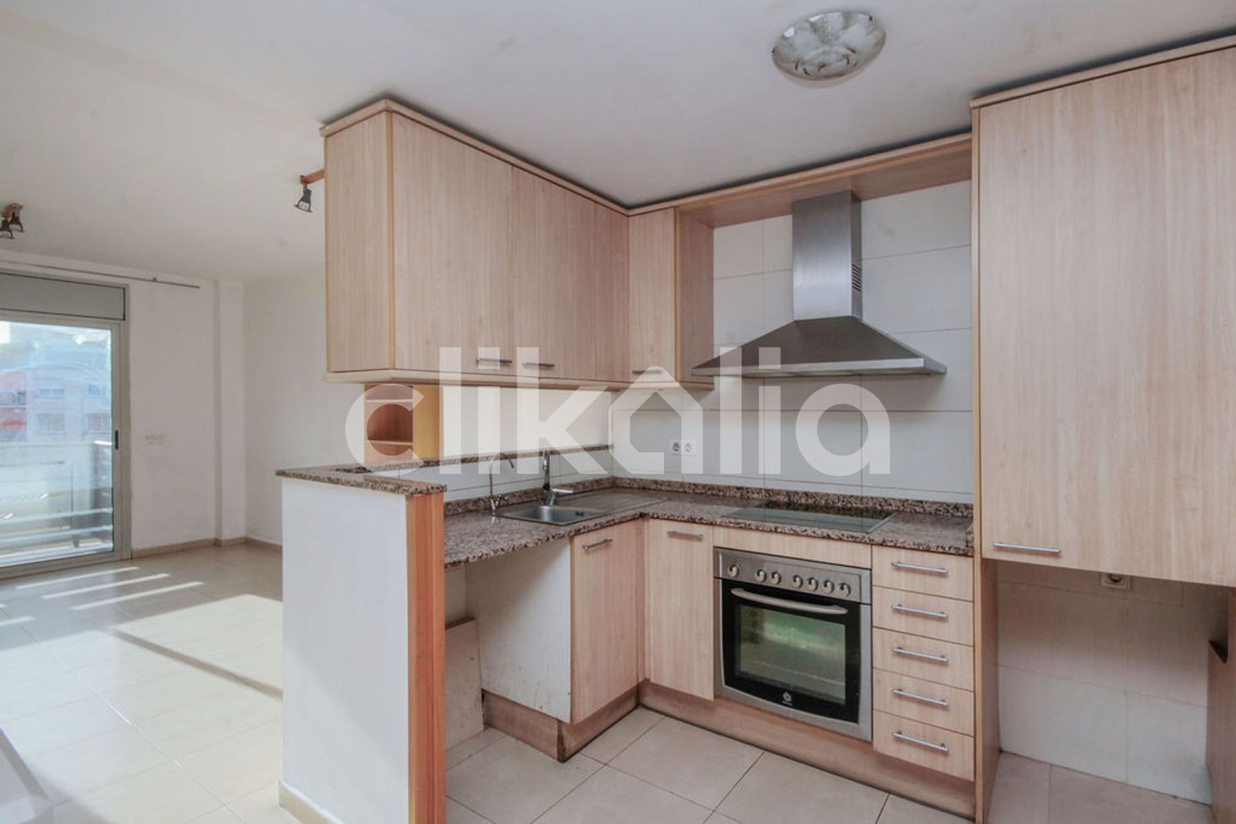 Kitchen of Flat for sale in Terrassa  with Heating and Terrace