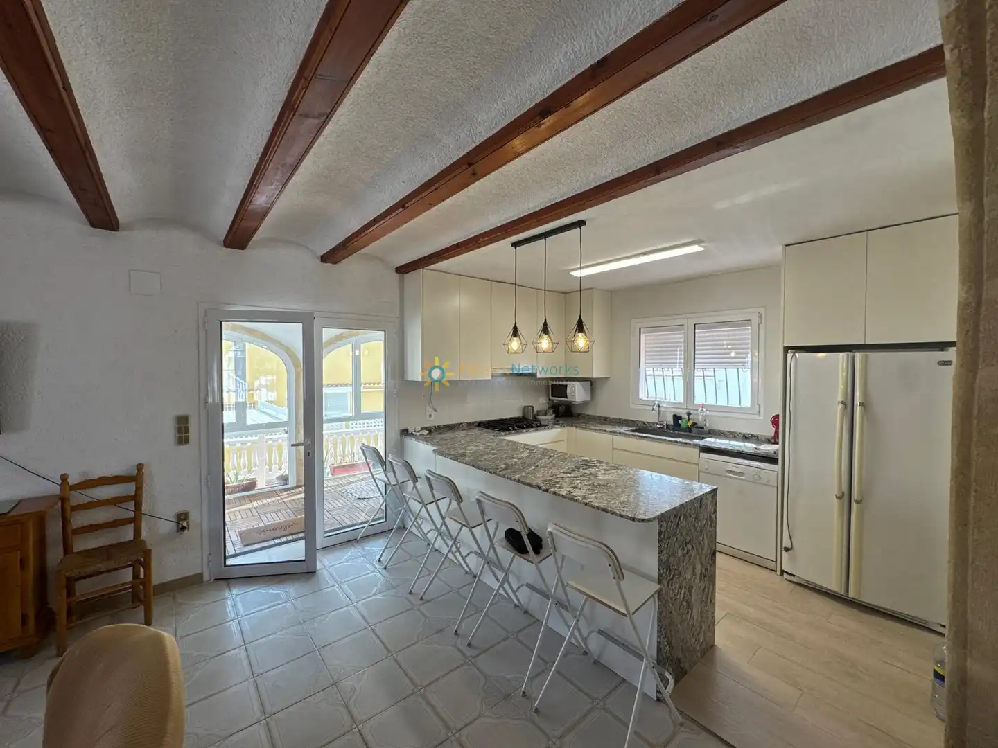 Kitchen of Houses for rent in Oliva  with Terrace, Furnished and Oven