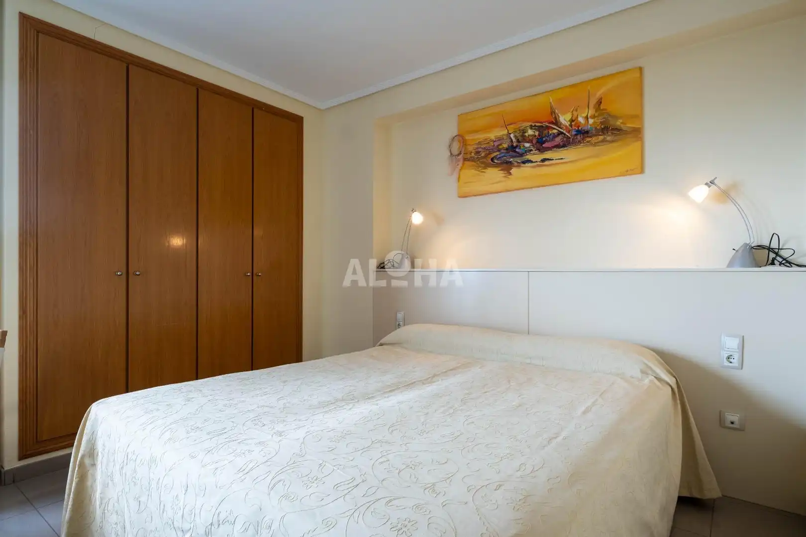 Bedroom of Apartments for rent in Alboraya  with Air Conditioner, Heating and Private garden
