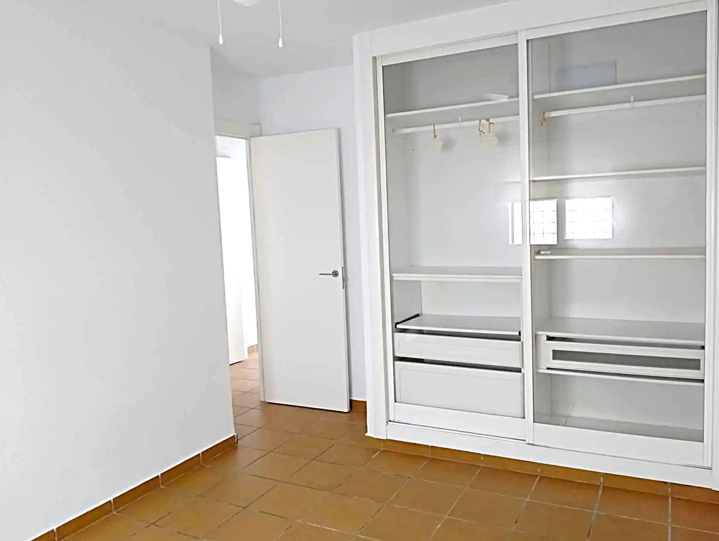 Schlafzimmer von Wohnung zur Miete in Málaga mit Klimaanlage, Privatgarten und Terrasse