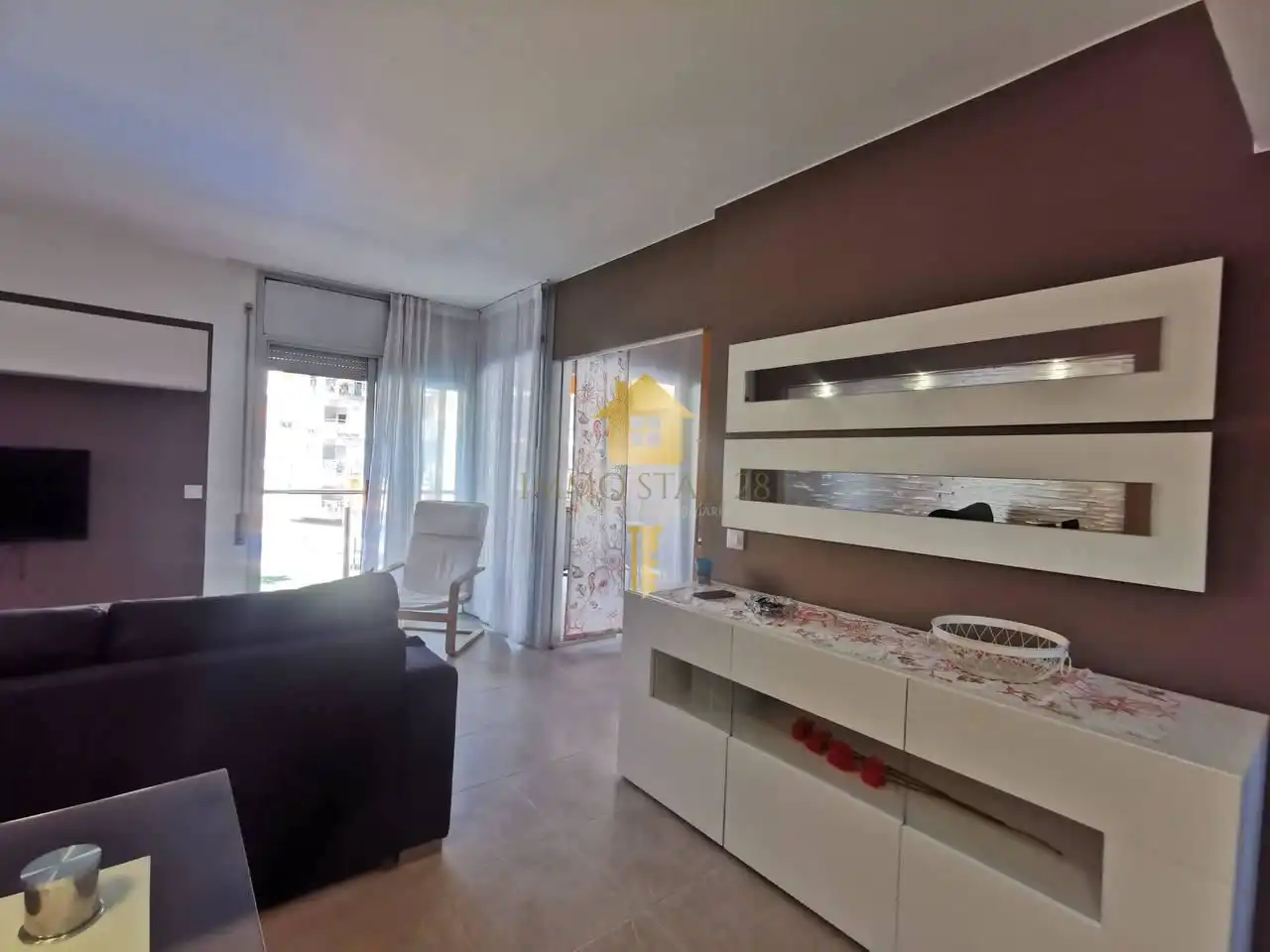 Sala de estar de Piso de alquiler en Roses con Aire acondicionado, Terraza y Trastero