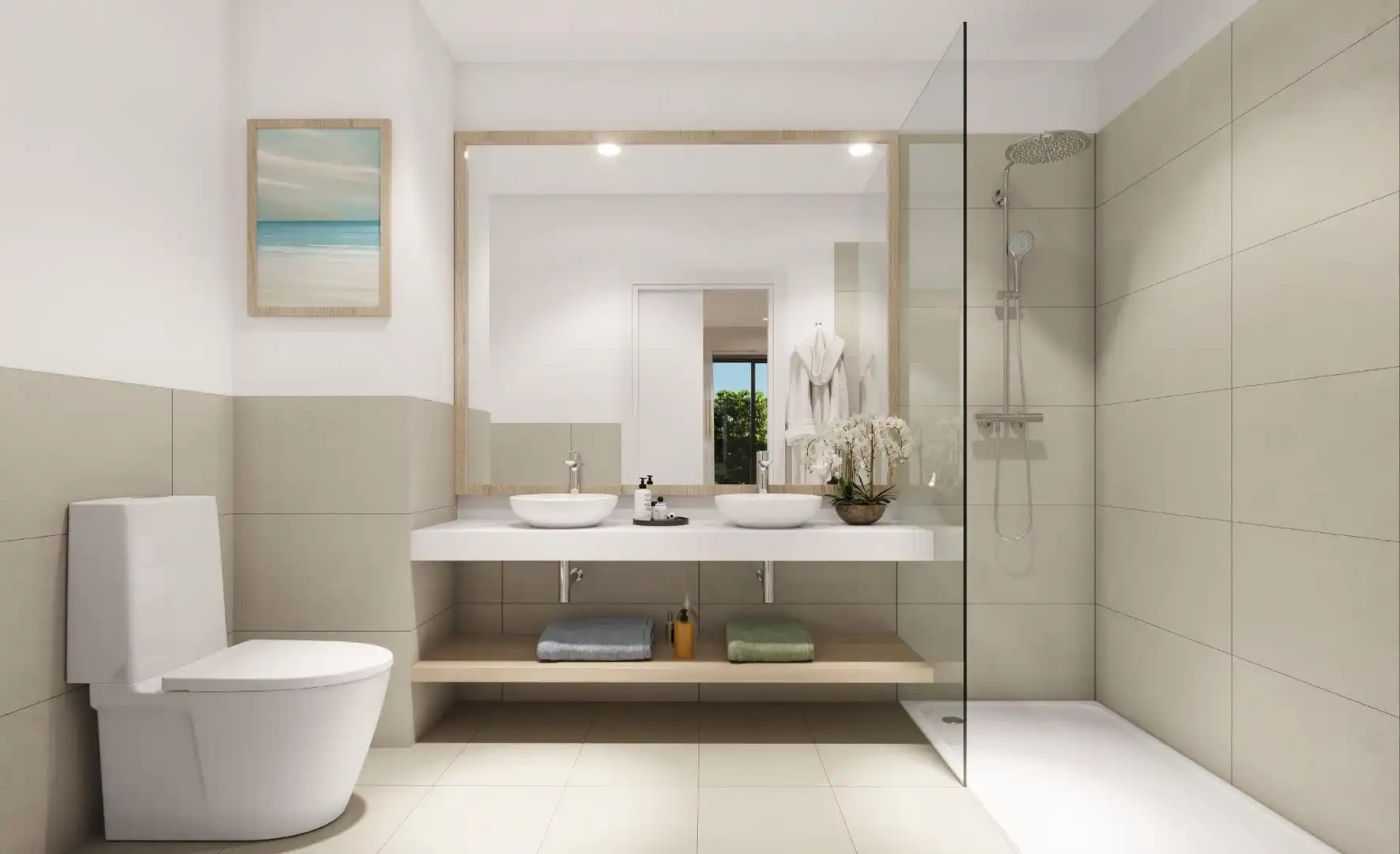 Baño de Ático en venta en  Palma de Mallorca con Aire acondicionado, Calefacción y Jardín privado