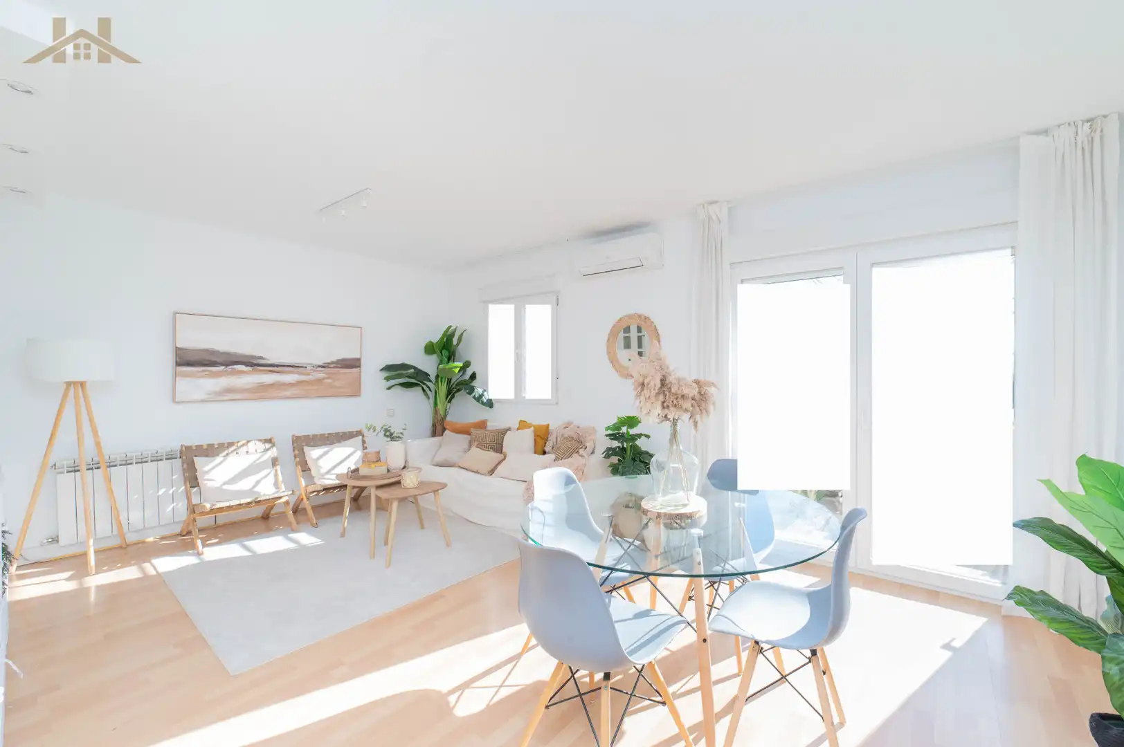 Living room of Houses for sale in Móstoles  with Air Conditioner, Heating and Terrace