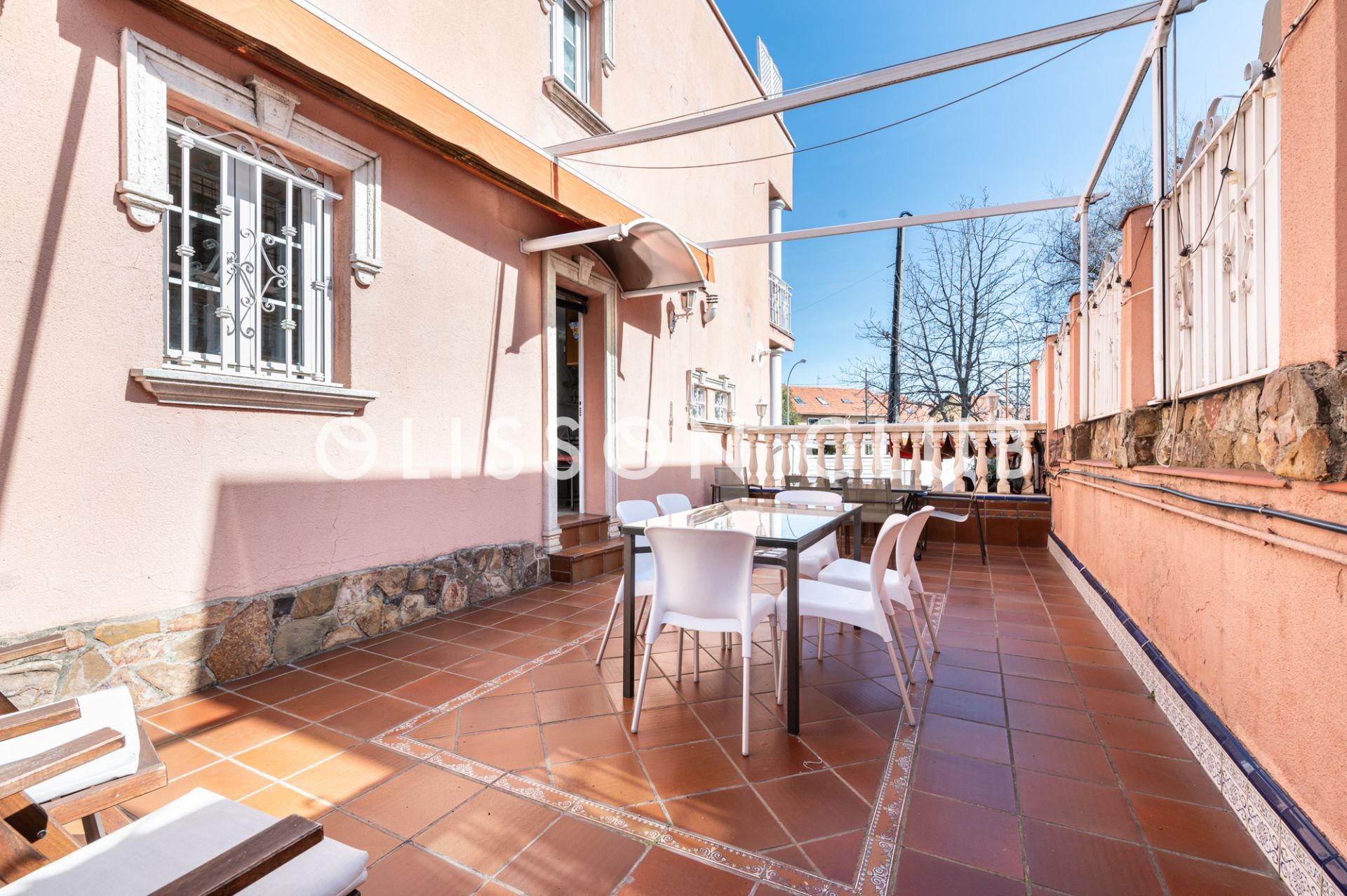 Terrace of House or chalet to rent in  Madrid Capital  with Heating, Private garden and Terrace