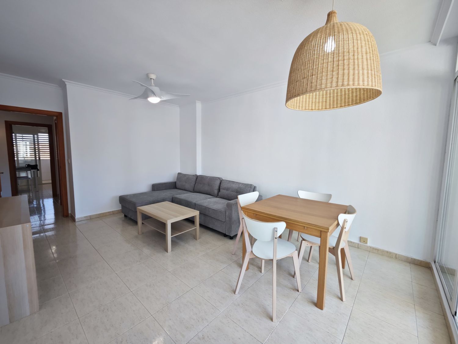 Living room of Flat to rent in Alicante / Alacant  with Terrace, Furnished and Community pool