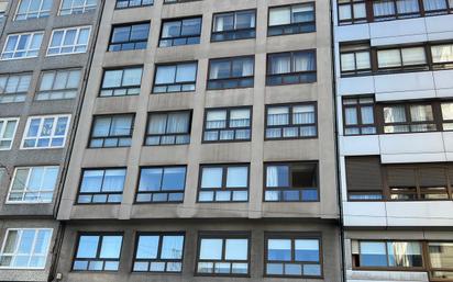 Exterior view of Flat to rent in A Coruña Capital   with Furnished