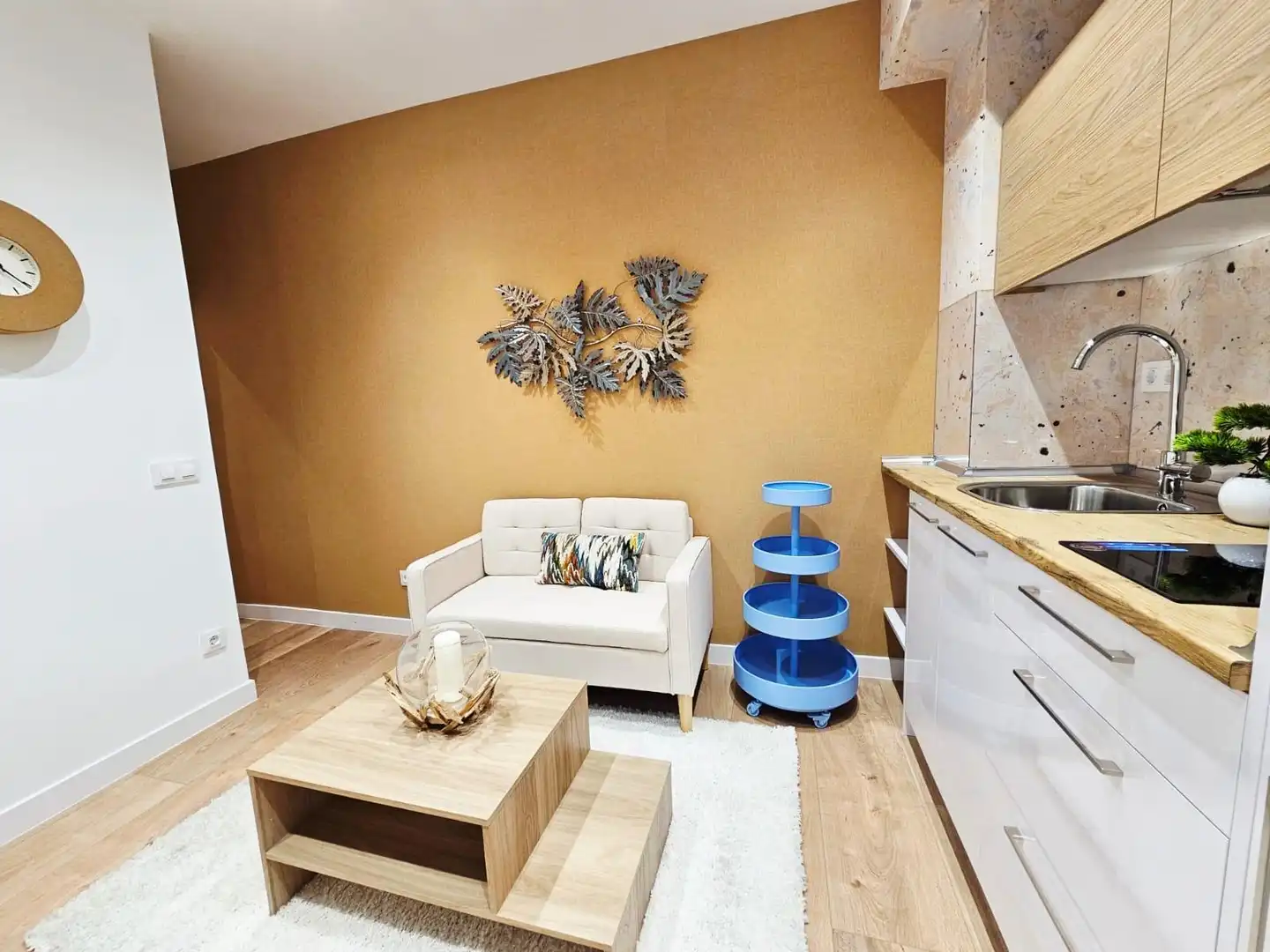 Sala d'estar de Apartament en venda en Madrid amb Aire condicionat, Calefacció i Moblat