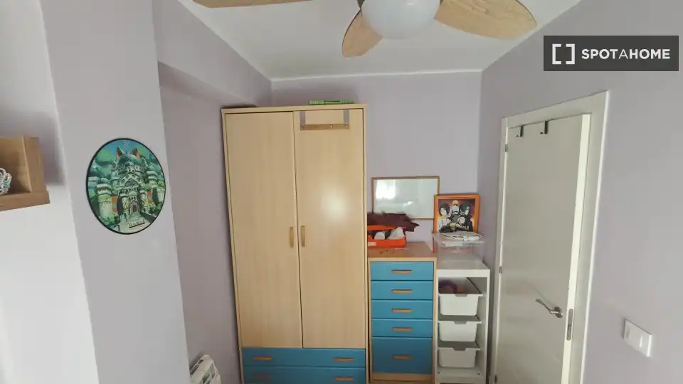 Habitación de Piso para compartir en Valencia con Aire acondicionado, Calefacción y Terraza