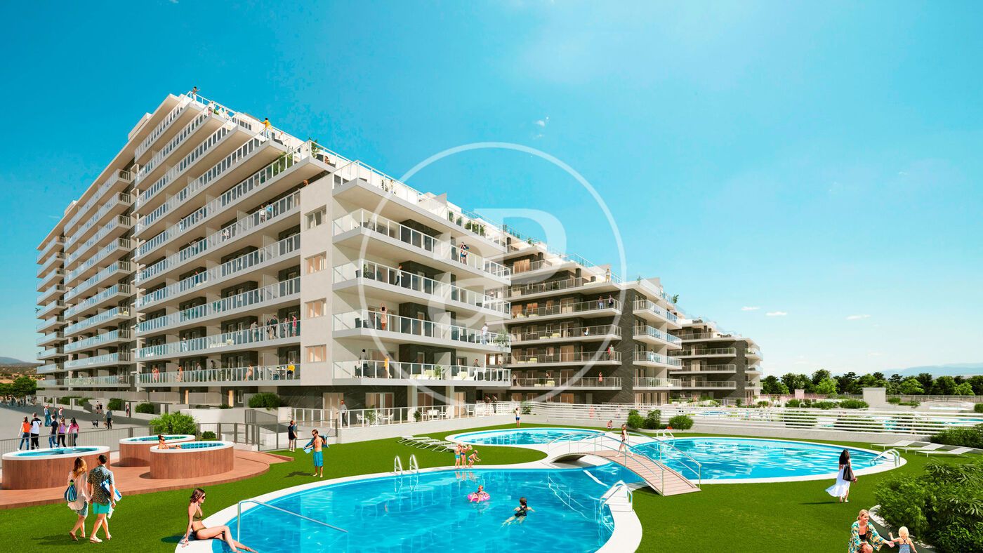 Exterior view of Flat for sale in La Pobla de Tornesa  with Air Conditioner, Heating and Terrace