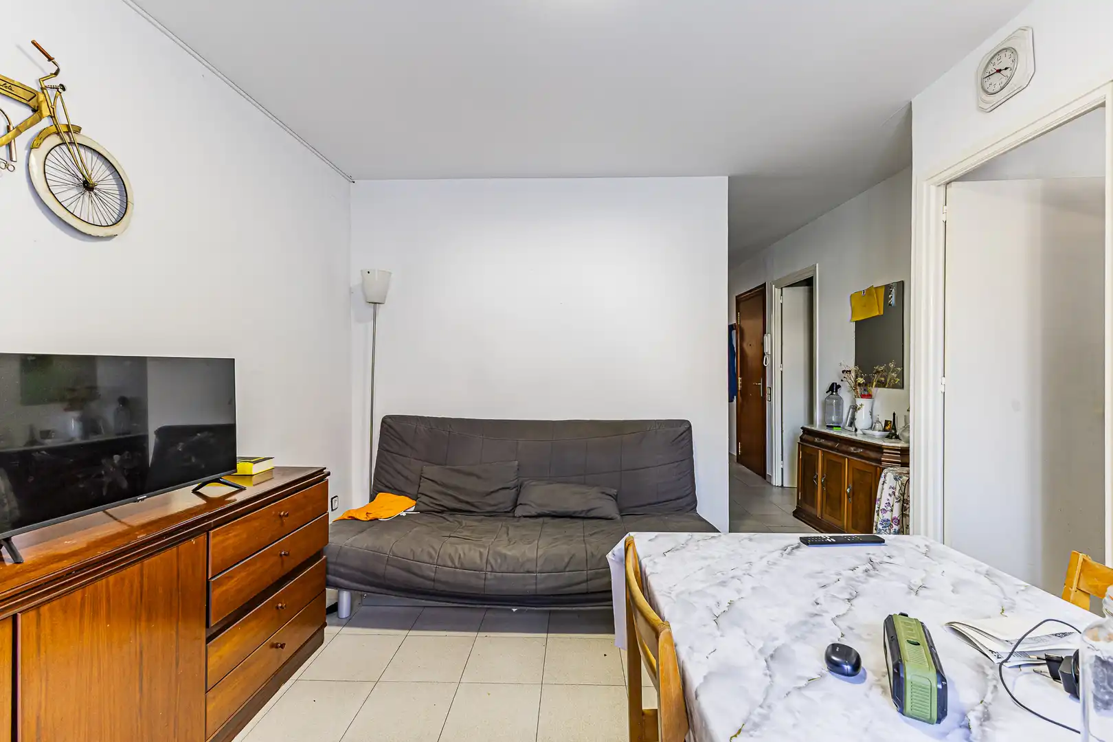 Sala de estar de Casa adosada en venta en Sant Andreu