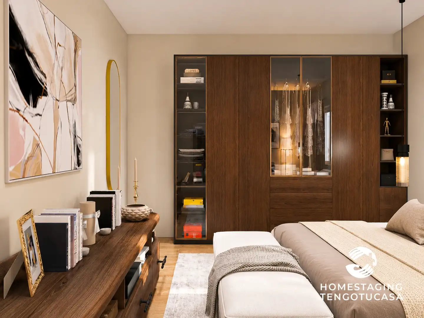Bedroom of Attic for sale in Madrid  with Furnished