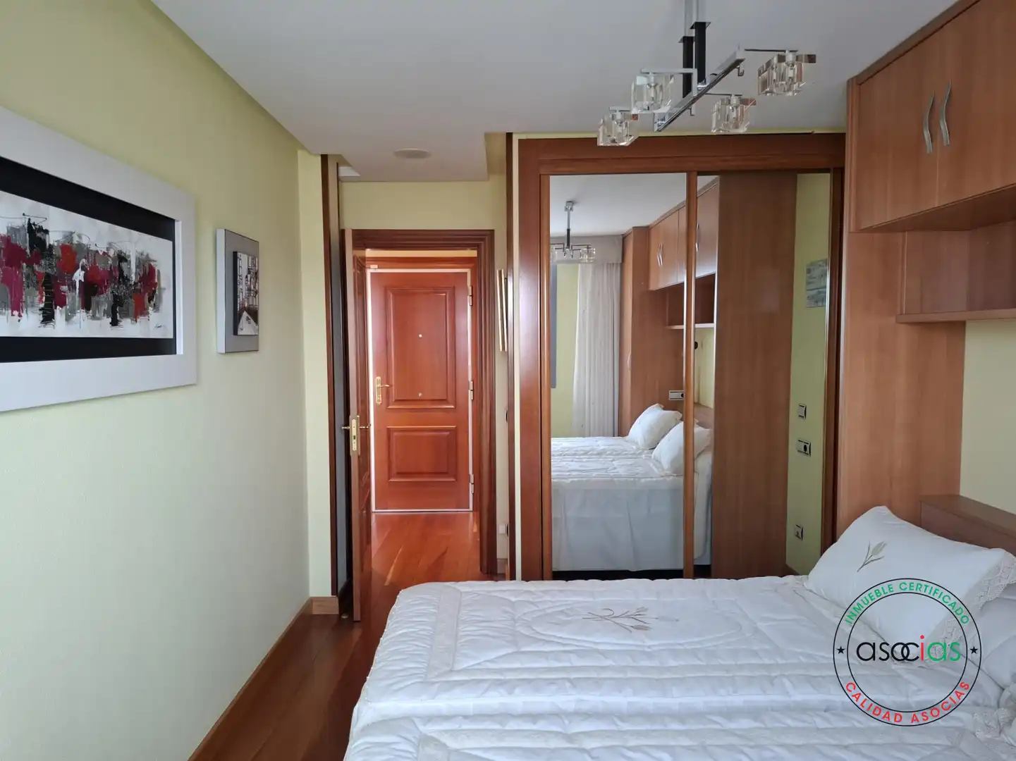 Schlafzimmer von Wohnung zum Verkauf in Gijón  mit Heizung, Terrasse und Abstellraum
