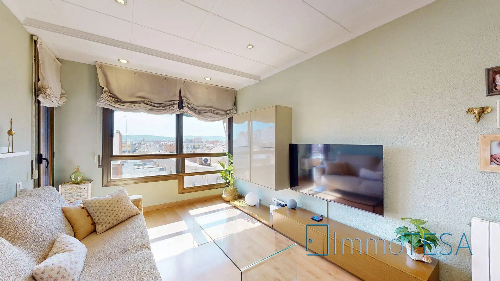 Sala de estar de Piso en venta en Sabadell con Aire acondicionado, Calefacción y Parquet