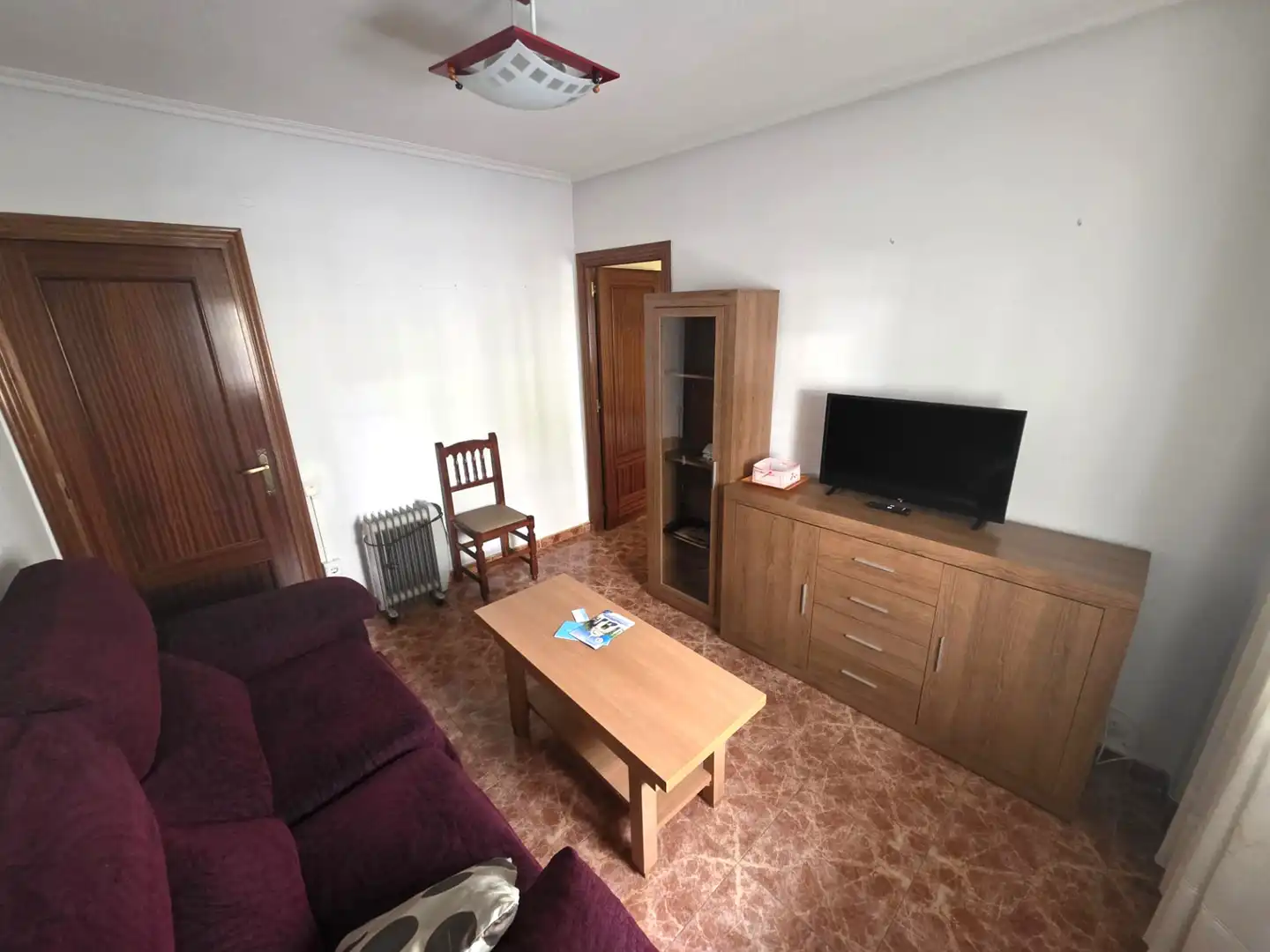 Sala de estar de Piso en venta en Madrid con Calefacción, Trastero y Amueblado