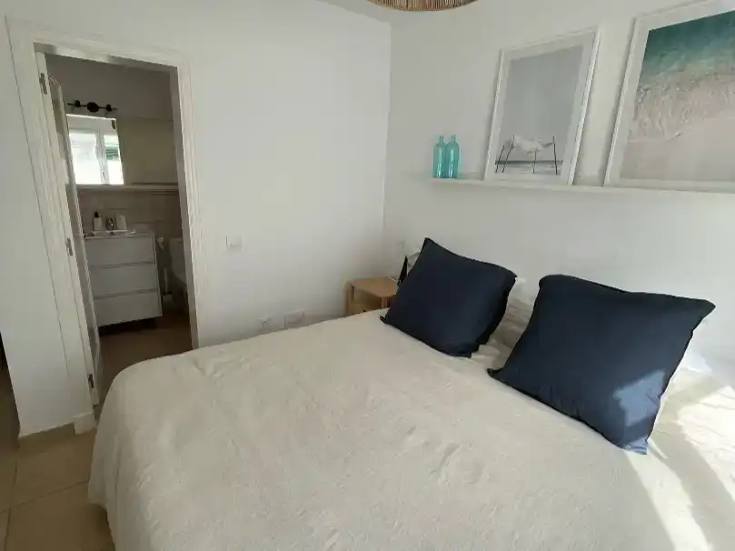 Schlafzimmer von Haus oder Chalet zur Miete in Ciutadella de Menorca mit Klimaanlage, Privatgarten und Abstellraum