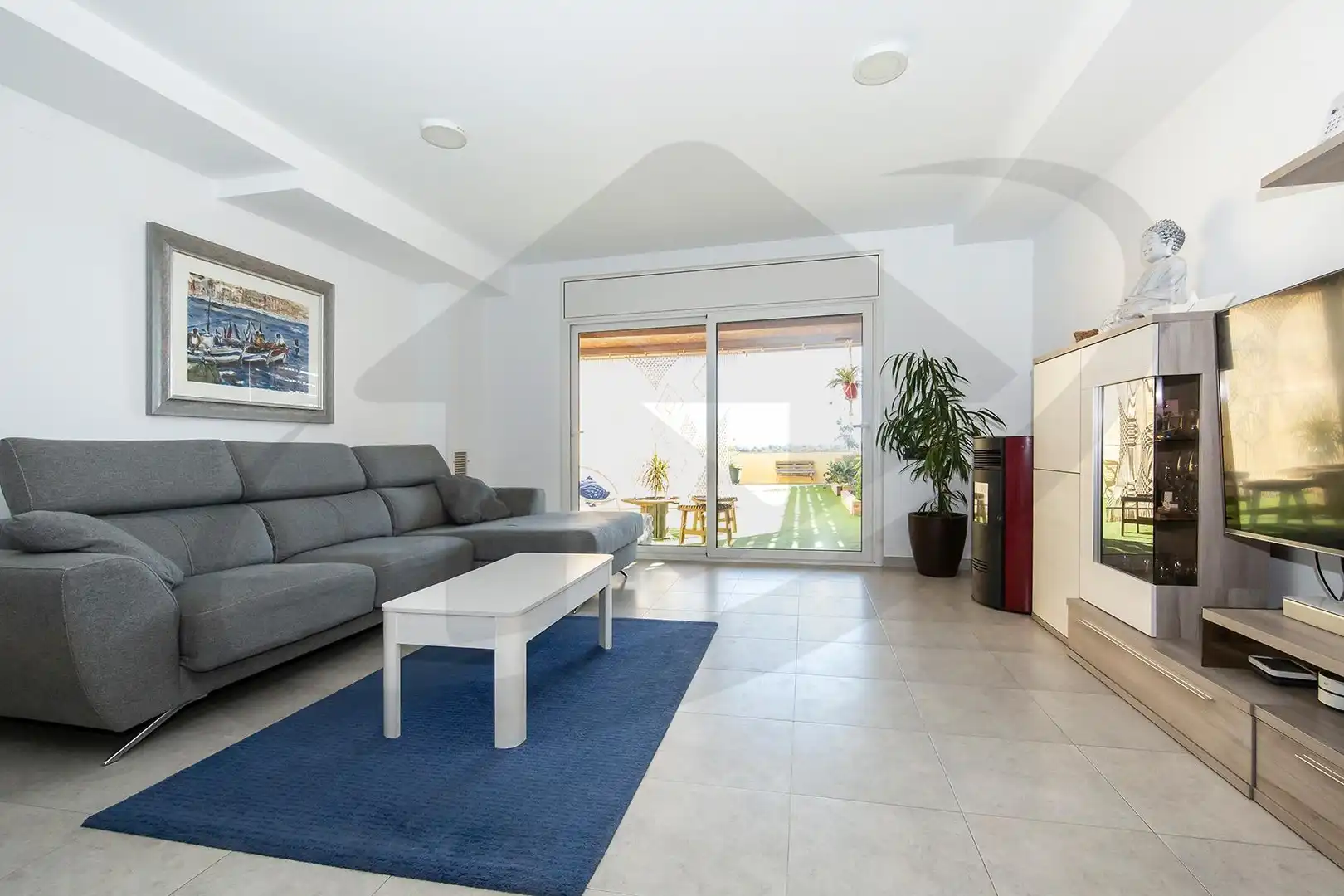 Sala de estar de Casa o chalet en venta en Castellar del Vallès con Aire acondicionado, Trastero y Balcón