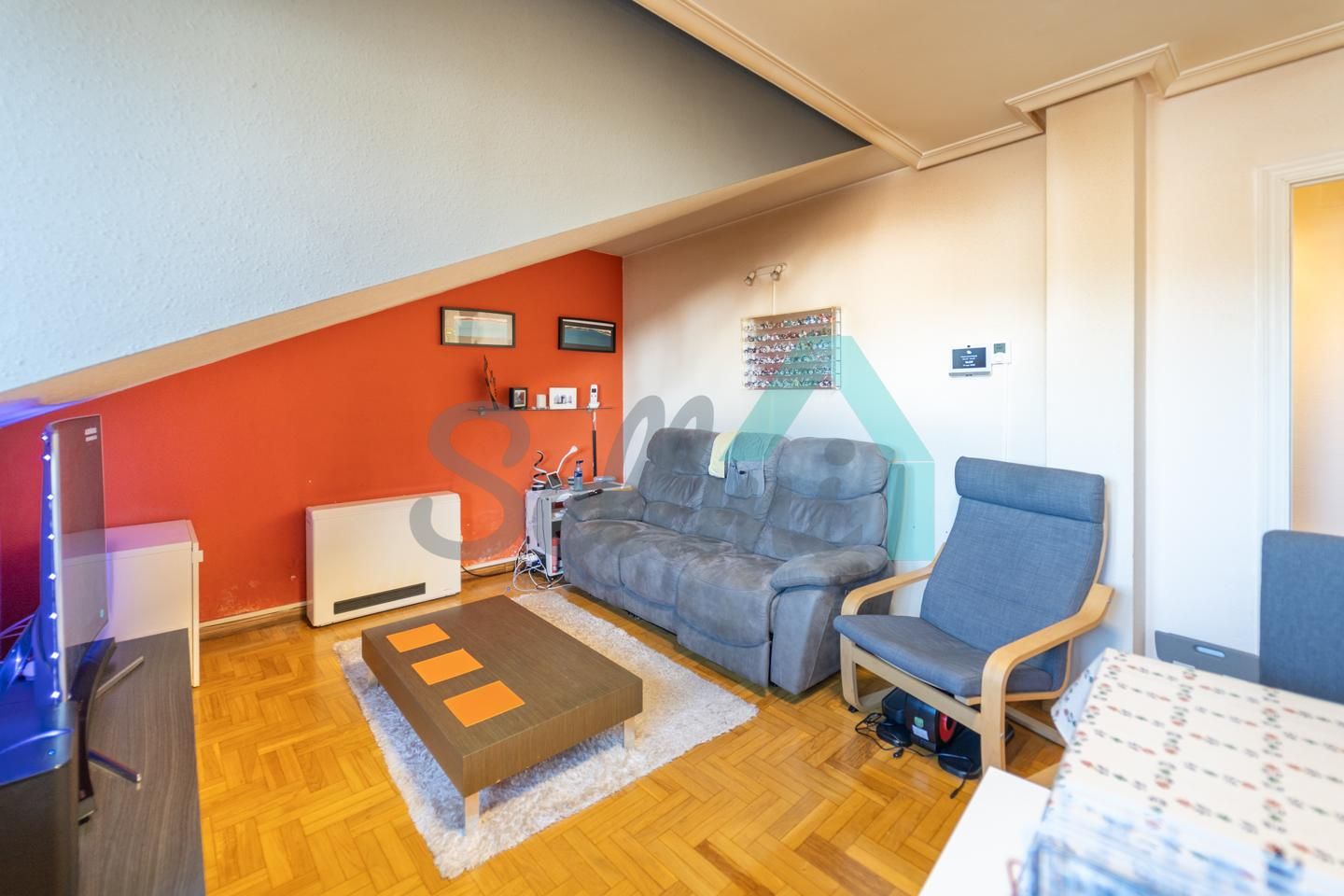 Living room of Flat for sale in Llanera  with Heating, Parquet flooring and Storage room