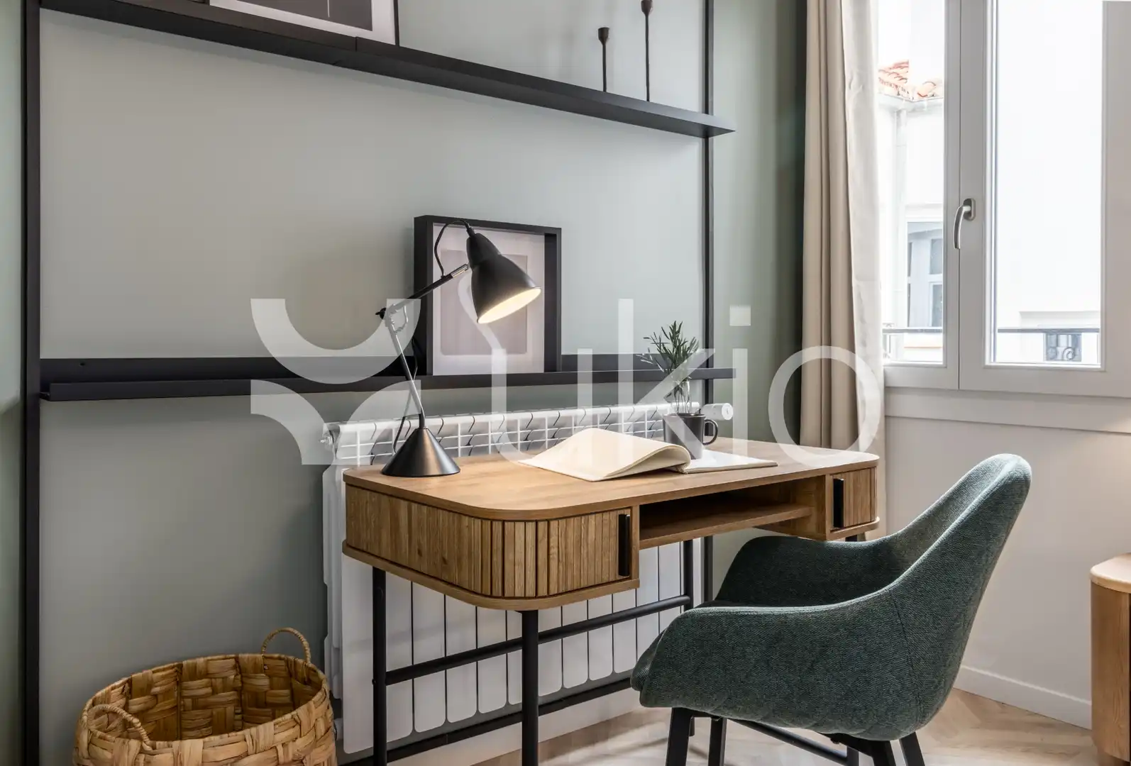 Schlafzimmer von Wohnungen zur Miete in Madrid mit Klimaanlage, Heizung und Terrasse