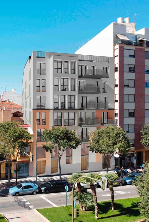 Vista exterior de Pis en venda en Castellón de la Plana / Castelló de la Plana amb Aire condicionat, Calefacció i Traster