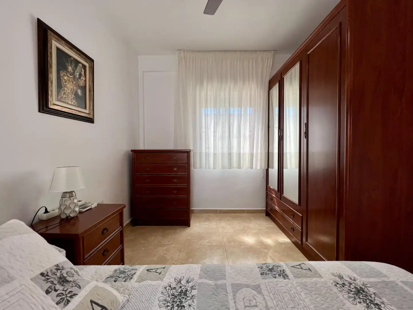 Schlafzimmer von Wohnung zur untervermieten in Córdoba mit Klimaanlage, Heizung und Terrasse