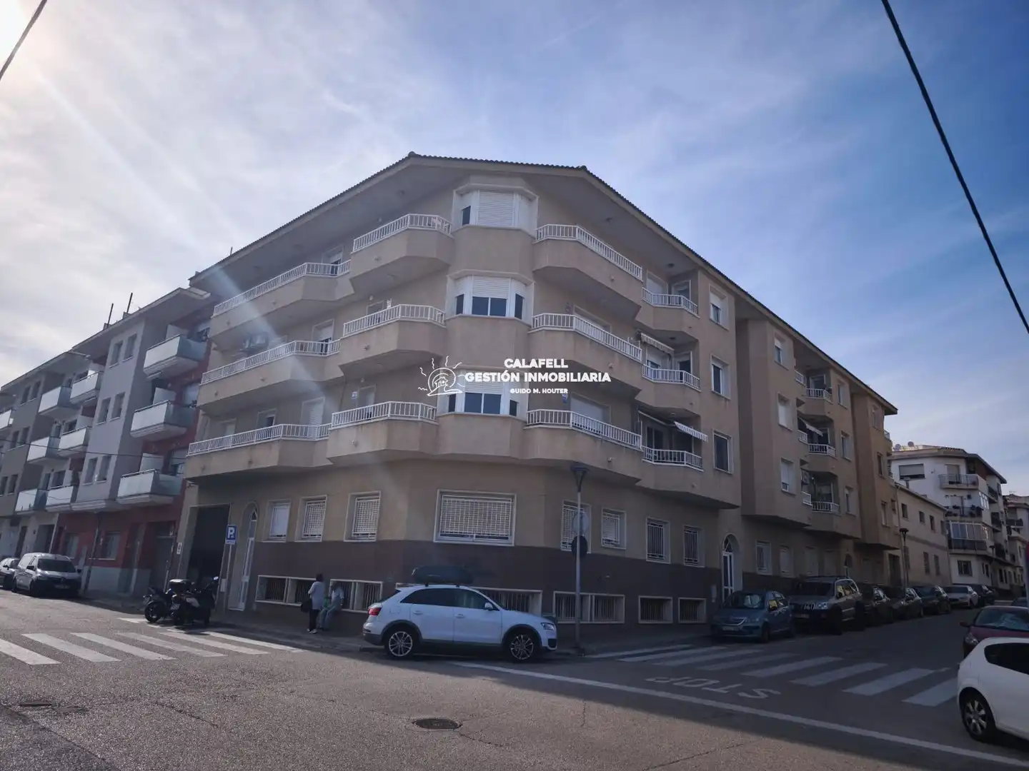 Außenansicht von Wohnung zur Miete in Calafell mit Klimaanlage, Heizung und Terrasse