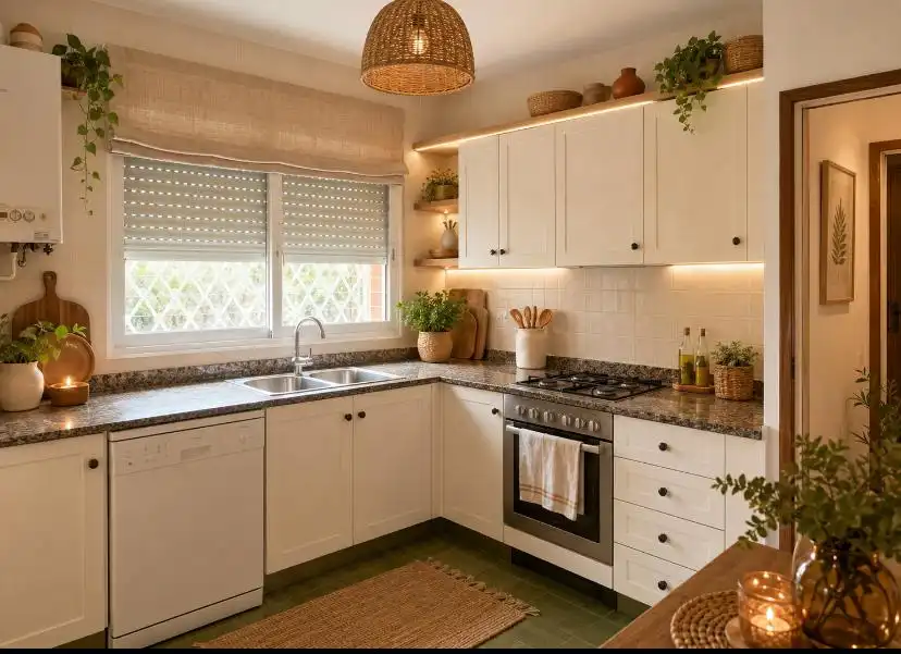 Küche von Erdgeschoss zum Verkauf in Calafell mit Heizung, Privatgarten und Terrasse