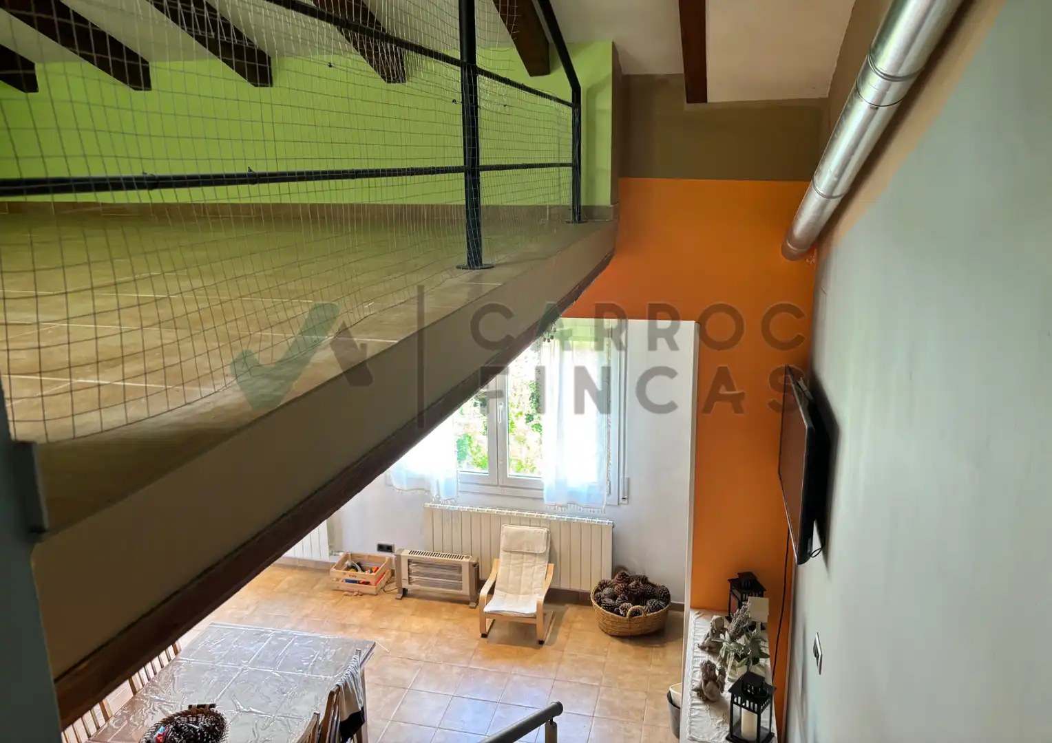 Sala de estar de Piso en venta en Sant Joan de les Abadesses con Calefacción, Amueblado y Horno