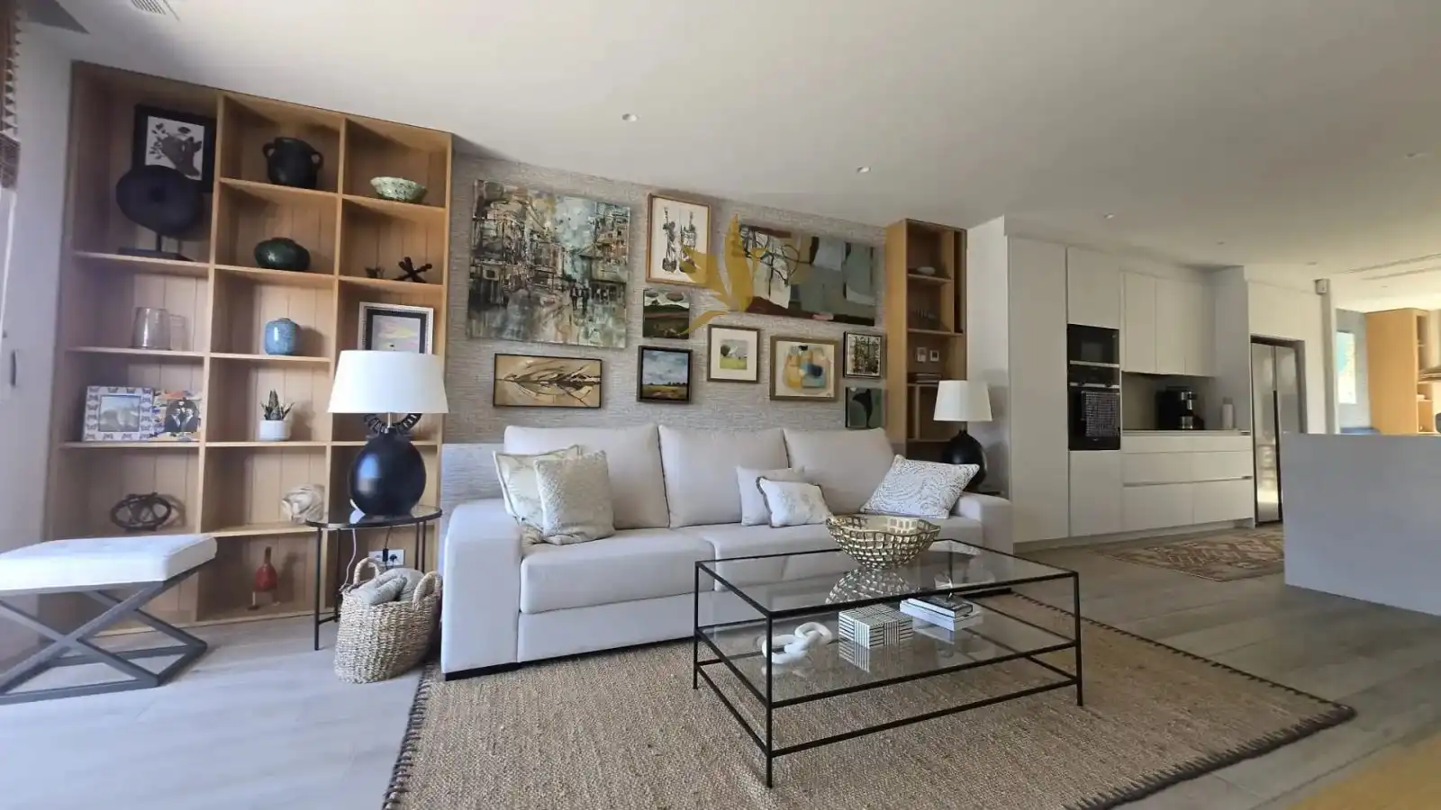 Sala de estar de Casa o chalet en venta en Sitges con Aire acondicionado, Terraza y Piscina
