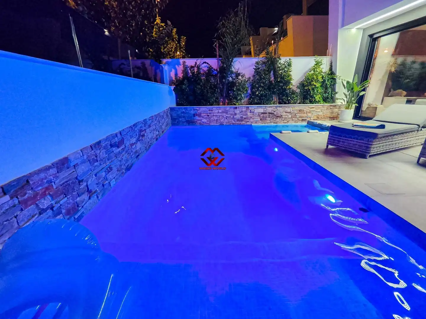 Piscina de Casa o xalet en venda en San Javier amb Aire condicionat, Calefacció i Jardí privat
