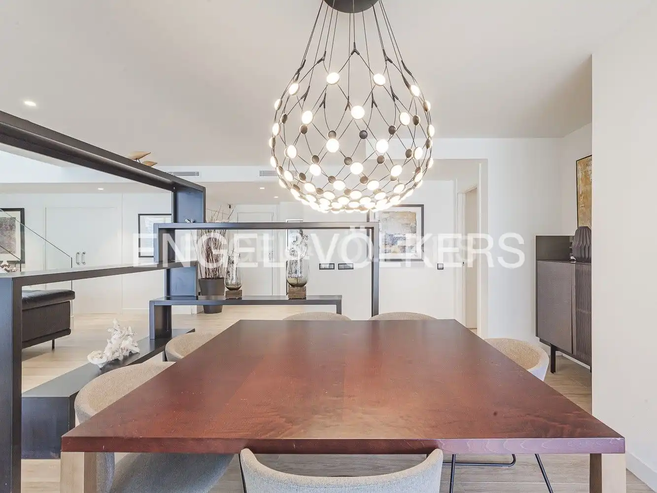 Dining room of Attic for sale in Sant Cugat del Vallès  with Air Conditioner, Heating and Private garden