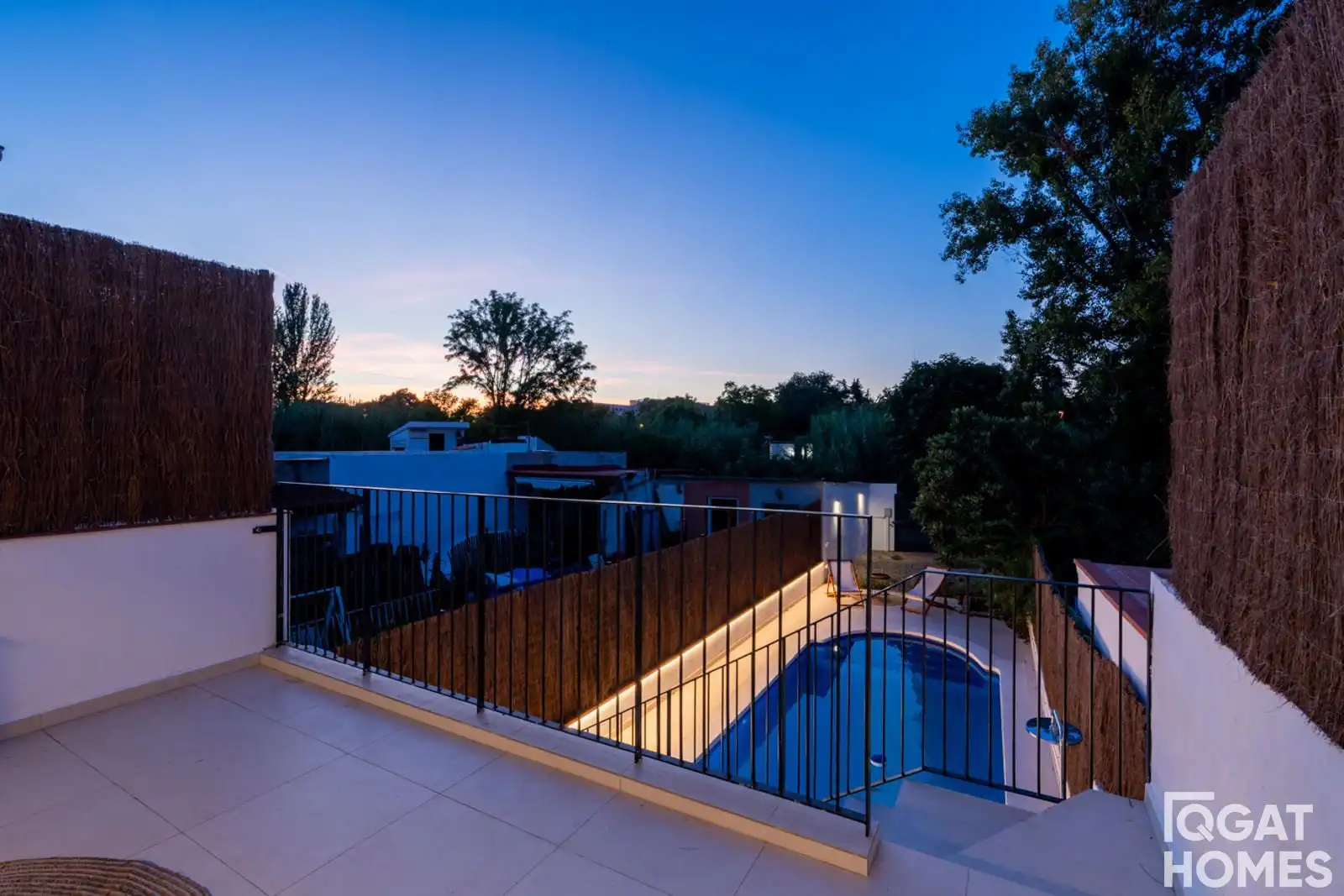 Terraza de Casa adosada en venta en Sant Cugat del Vallès con Aire acondicionado, Calefacción y Terraza