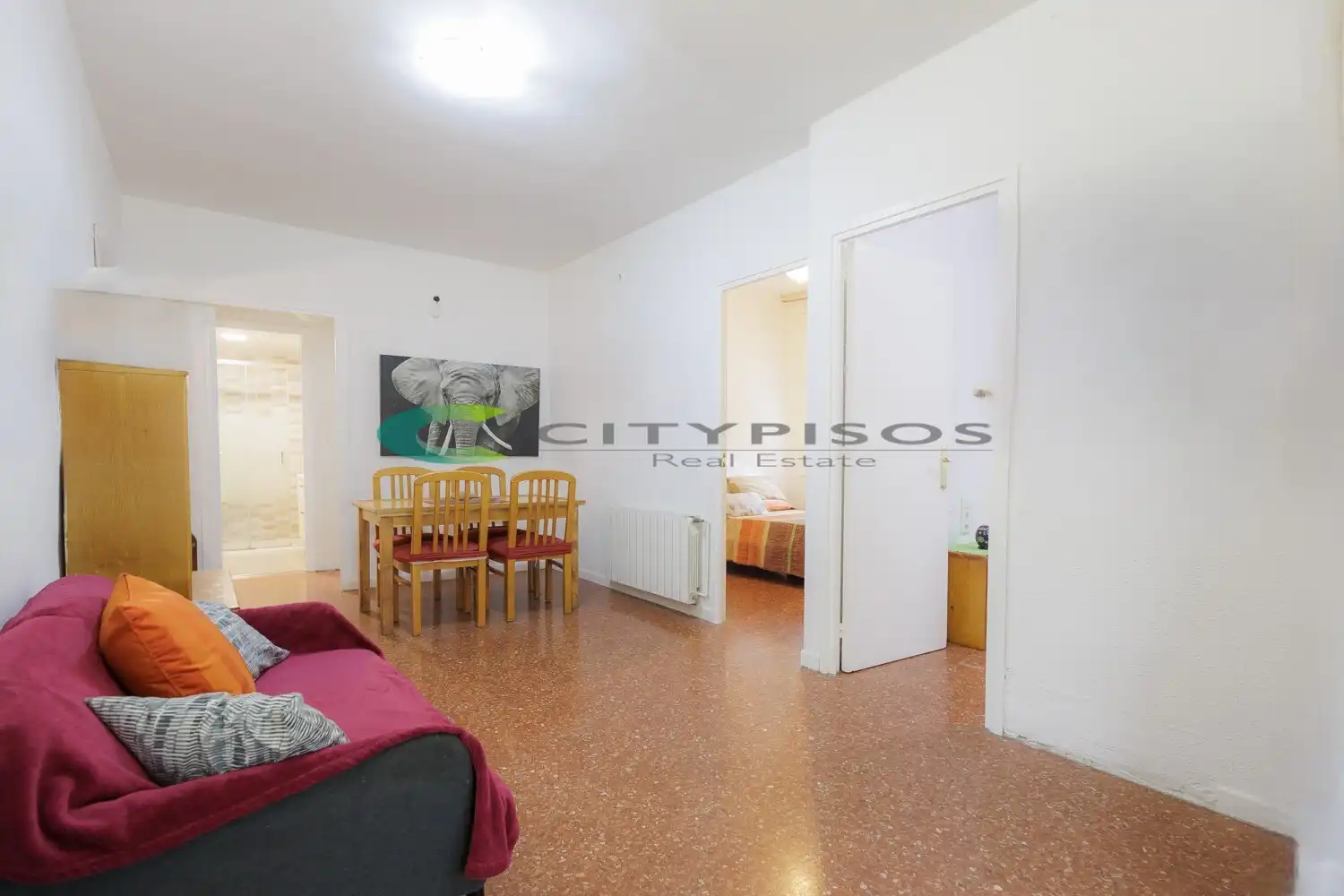 Living room of Flat for sale in Barcelona  with Heating, Oven and Balcony