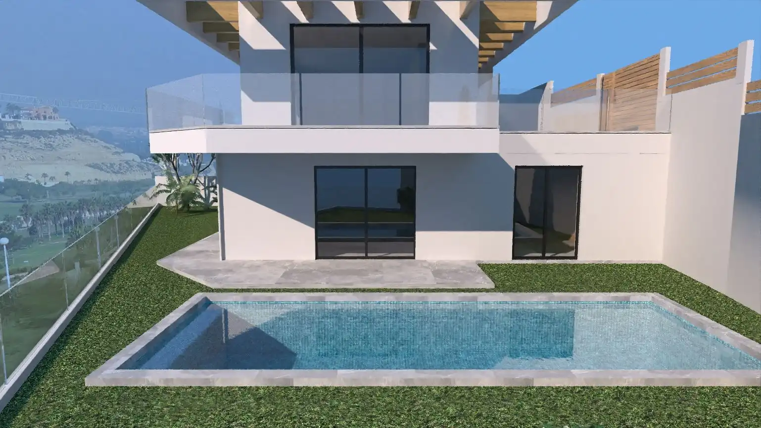 Swimming pool of Houses for sale in Rojales