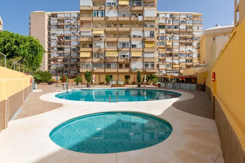 Swimming pool of Study for rent in Torremolinos  with Air Conditioner, Heating and Terrace