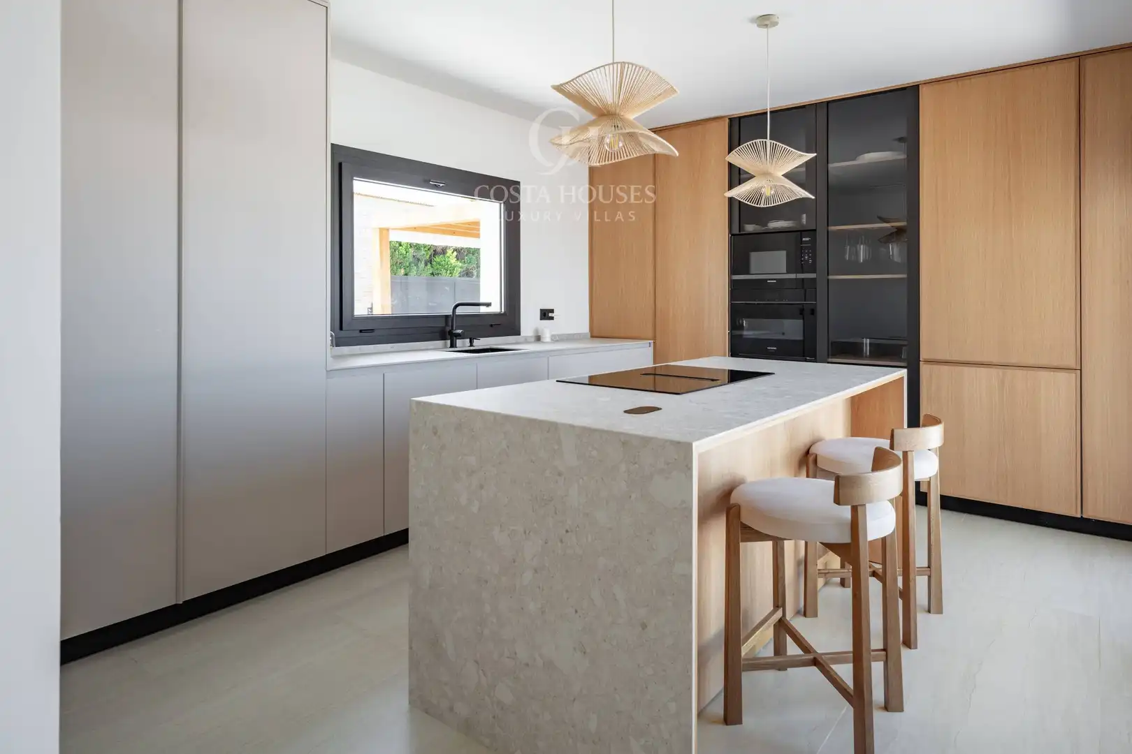 Kitchen of Houses for sale in Jávea / Xàbia  with Air Conditioner, Heating and Private garden
