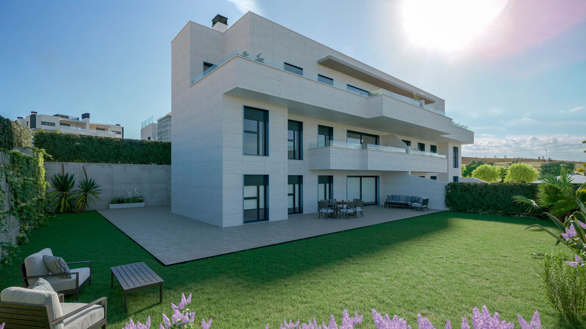 Vista exterior de Planta baixa en venda en Badajoz Capital amb Aire condicionat, Calefacció i Jardí privat