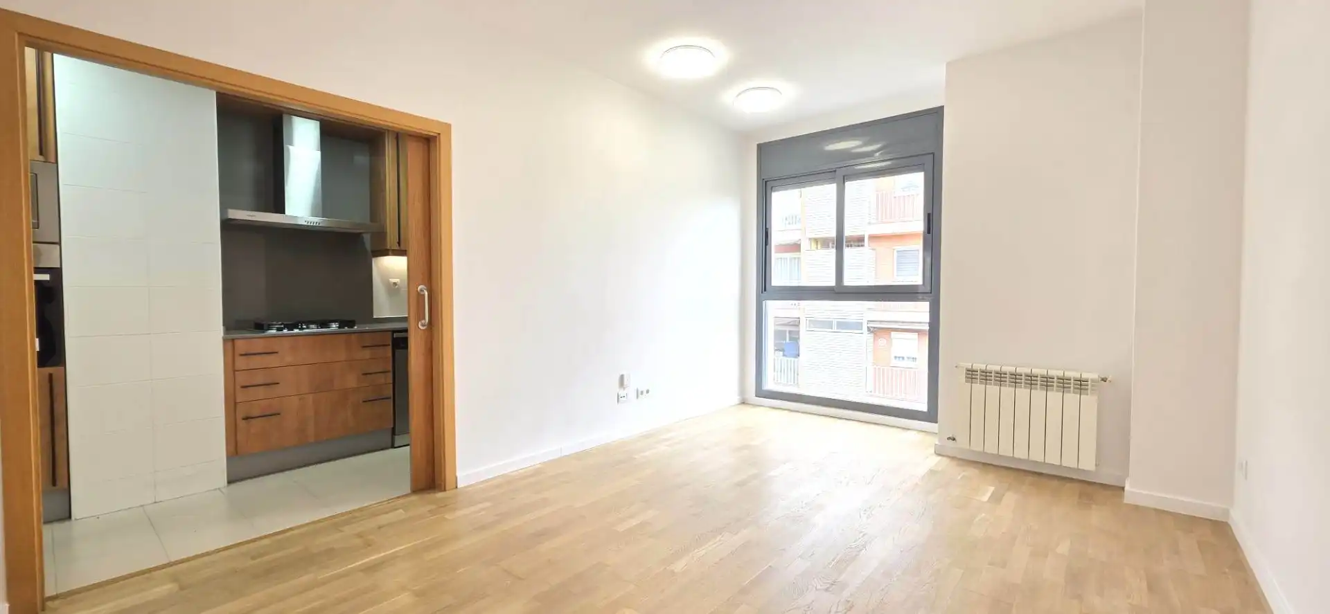 Sala d'estar de Àtic en venda en  Barcelona Capital amb Calefacció, Parquet i Traster
