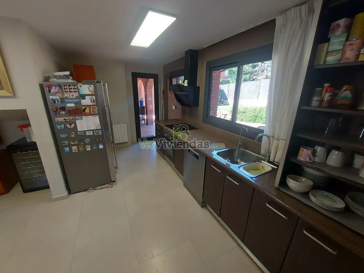 Cuina de Casa o xalet en venda en Begues amb Aire condicionat, Calefacció i Jardí privat