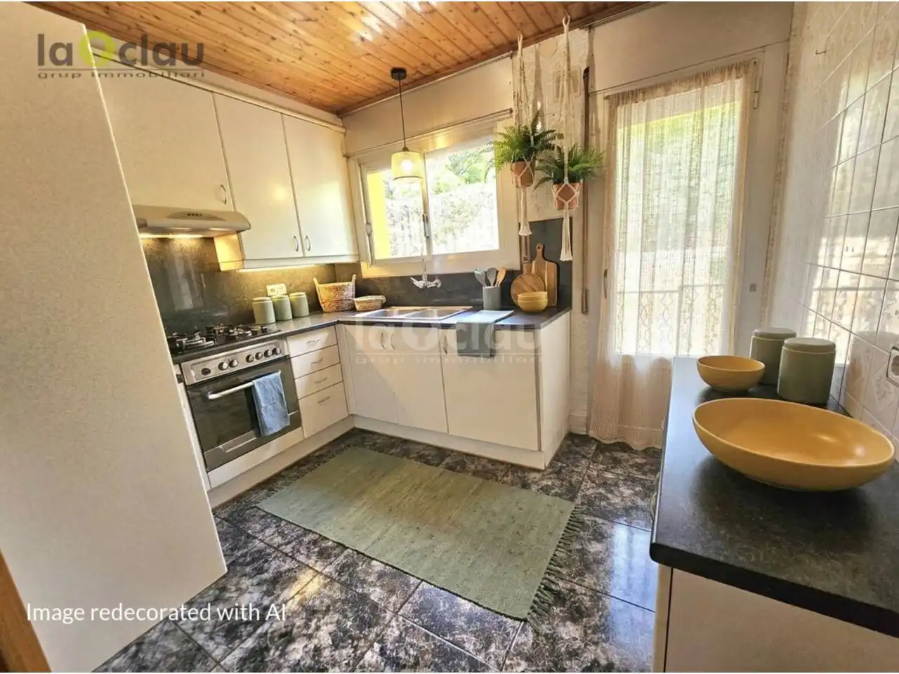 Küche von Wohnung zum Verkauf in Tona mit Heizung, Parkett und Terrasse