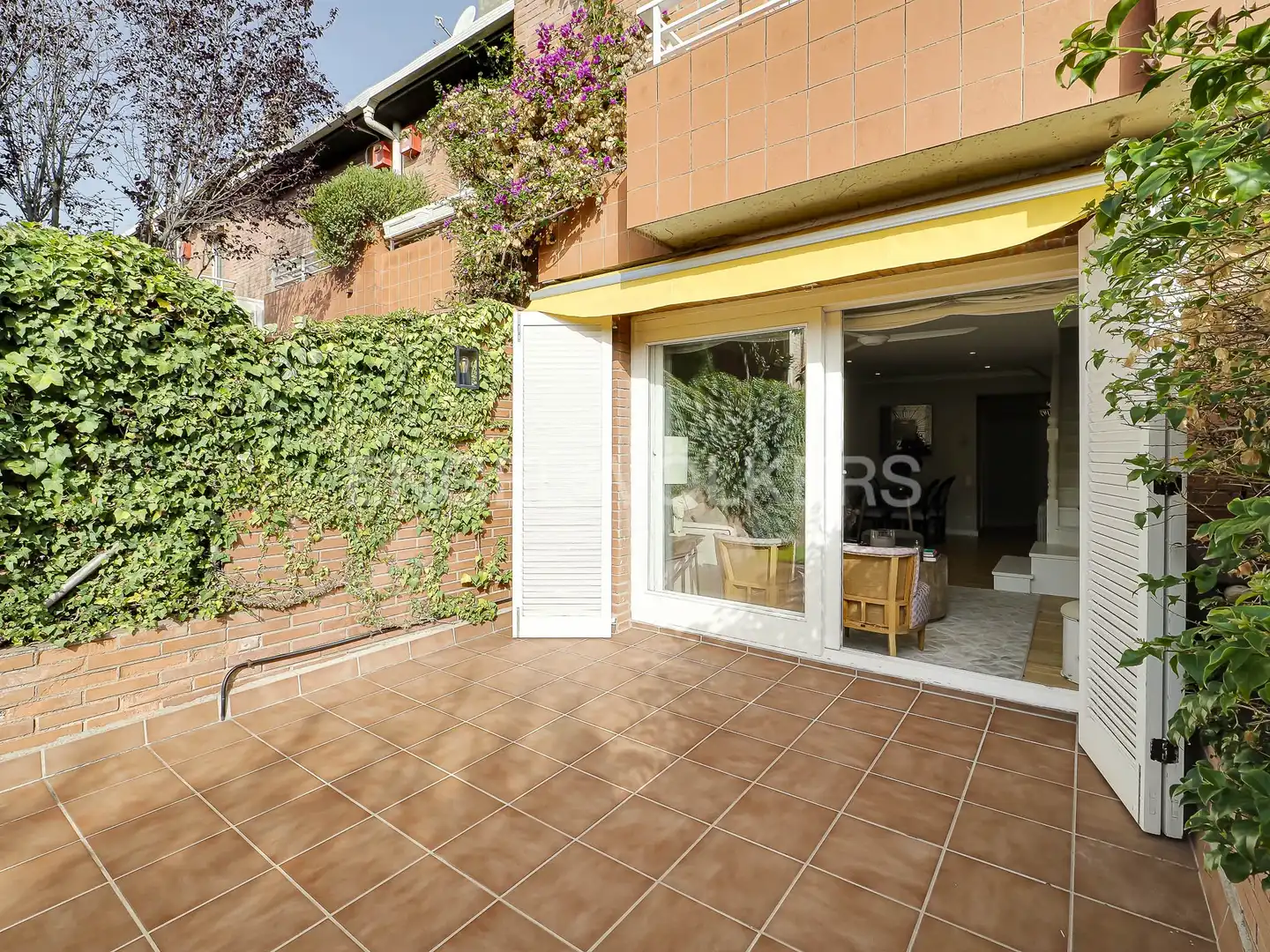 Terrassa de Casa adosada de lloguer en Sant Cugat del Vallès amb Aire condicionat, Calefacció i Jardí privat