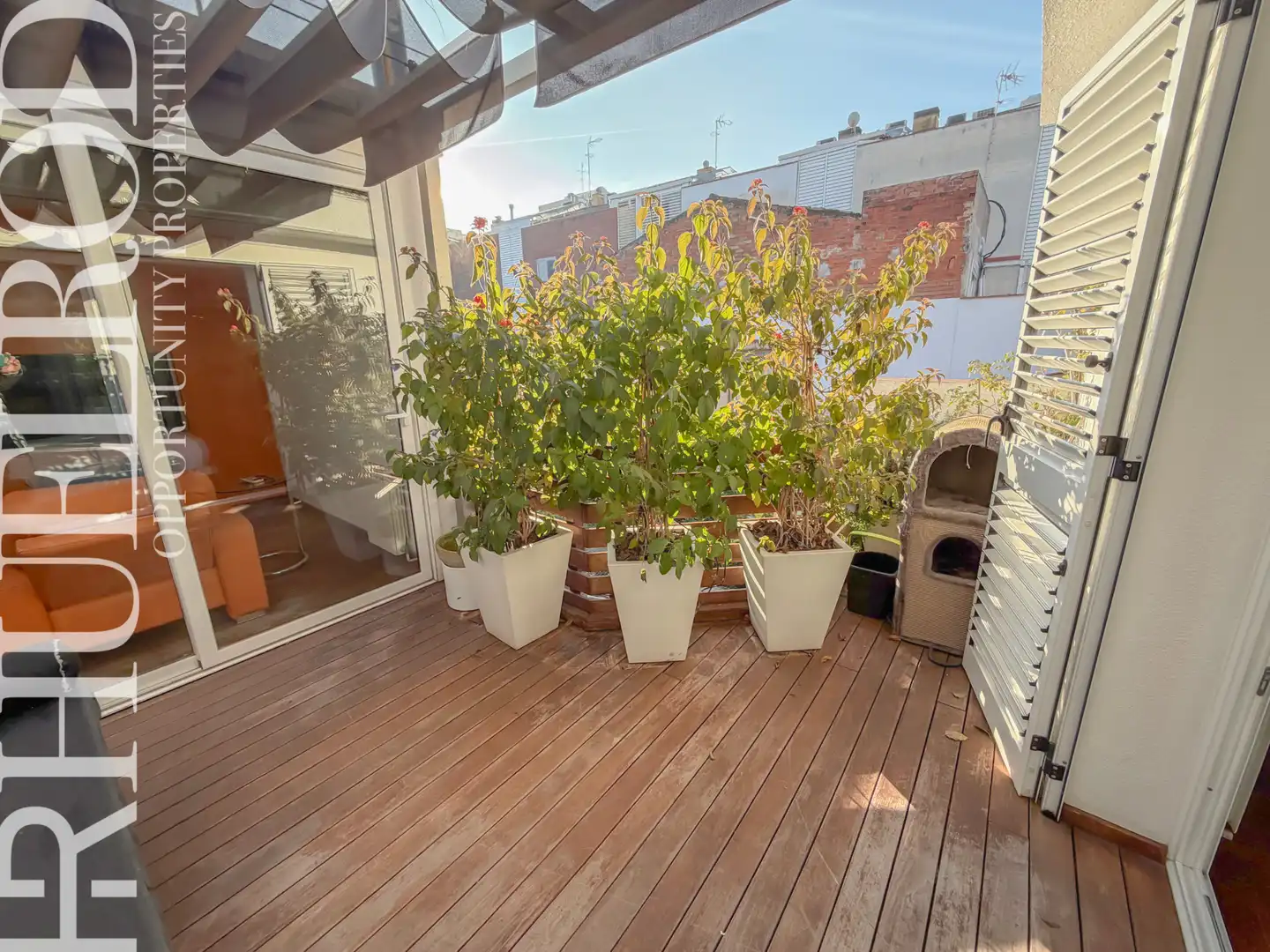 Terrassa de Casa adosada en venda en Granollers amb Aire condicionat, Calefacció i Parquet