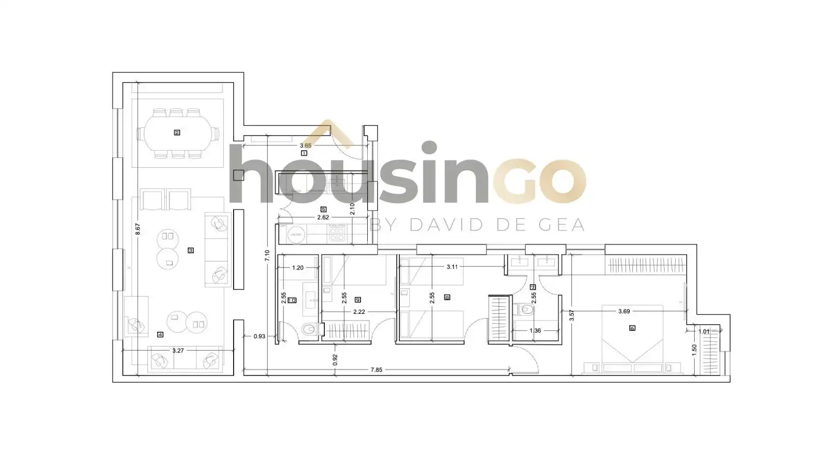 Piso en venta en Madrid con Aire acondicionado, Calefacción y Terraza