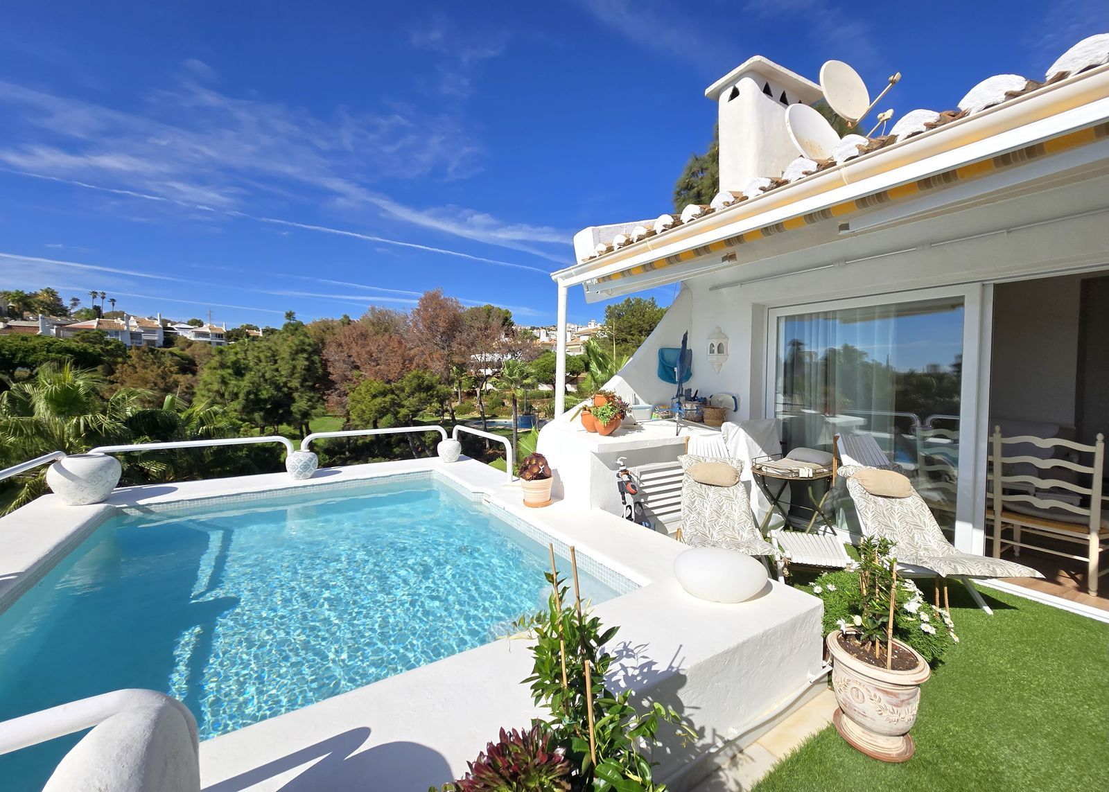 Garden of Attic for sale in Mijas  with Air Conditioner and Terrace